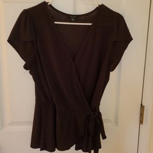 Purple AUW Wrap Shirt